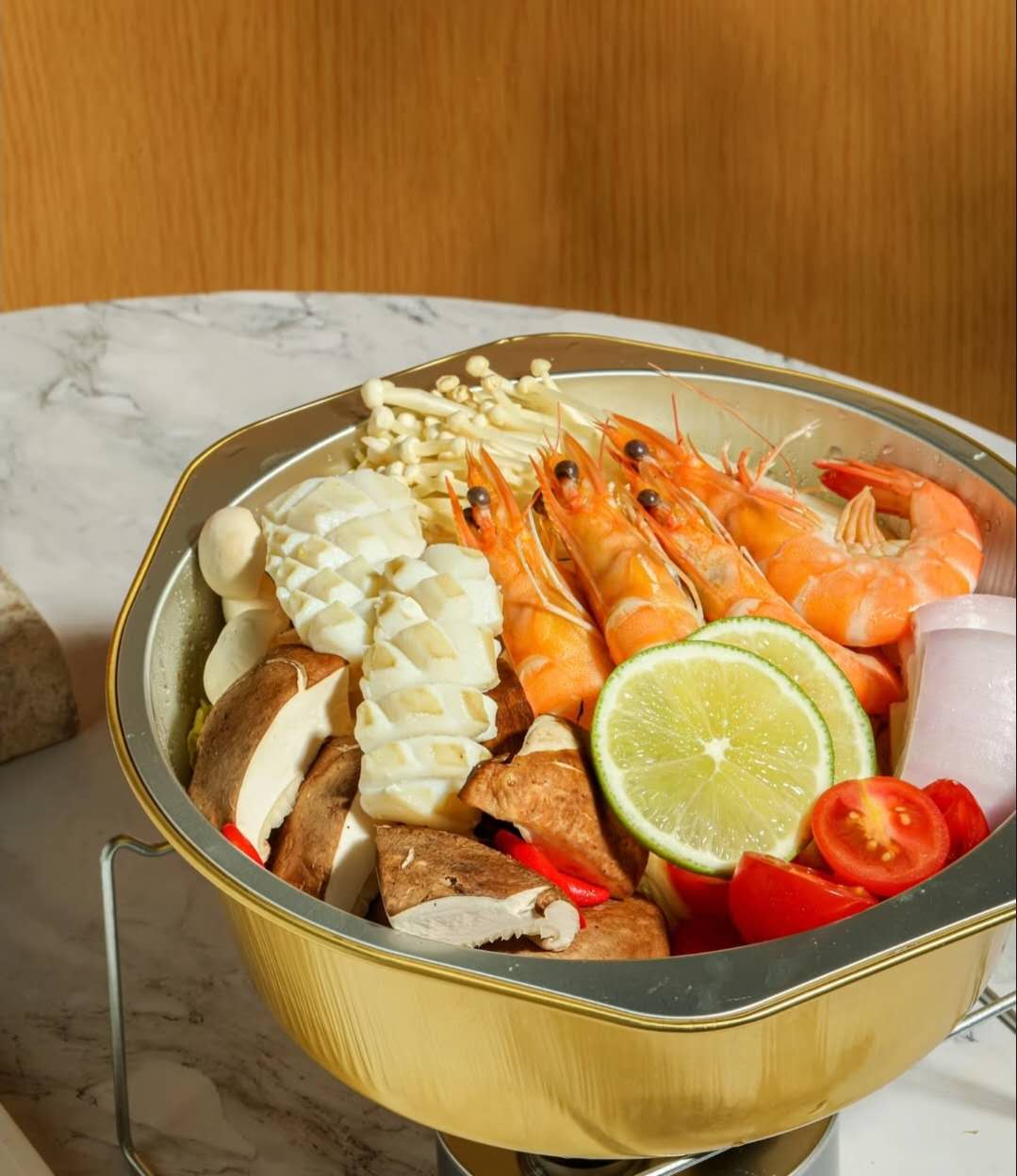 Chef preparing food in a restaurant